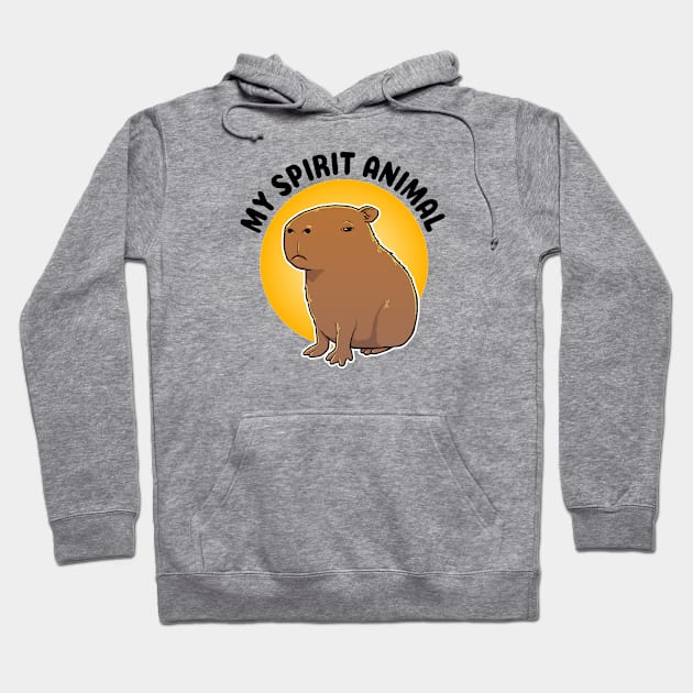 My spirit animal grumpy Capybara Hoodie by capydays